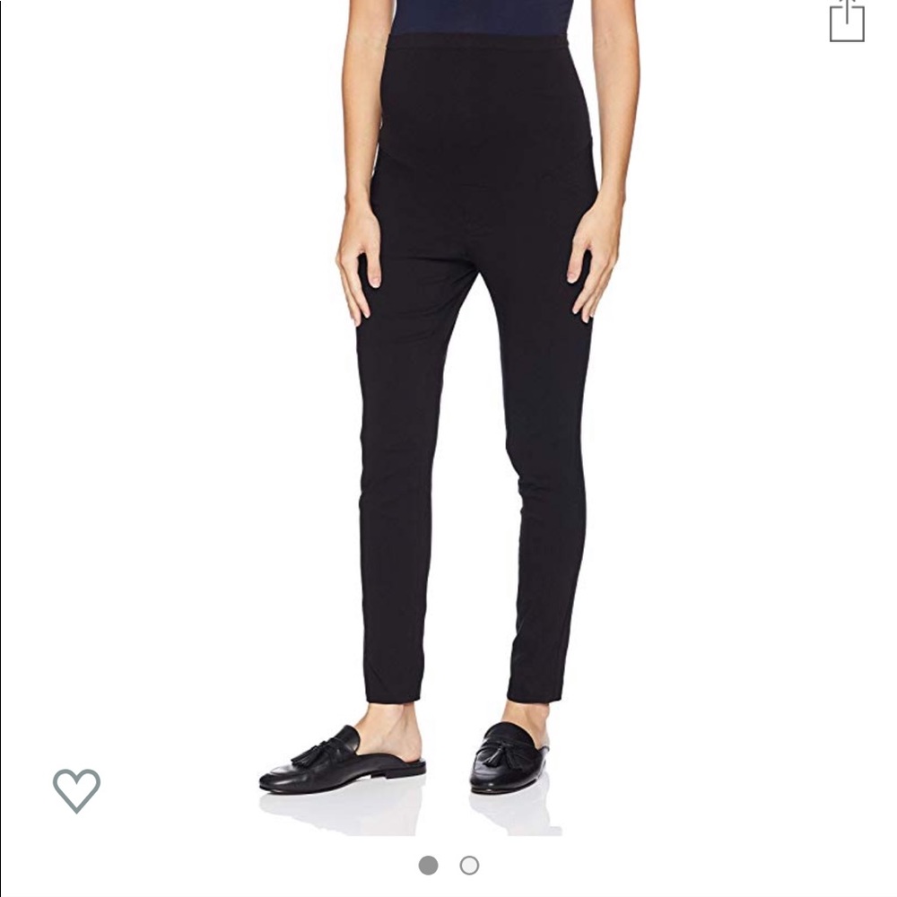 Motherhood maternity black secret fit work pant
